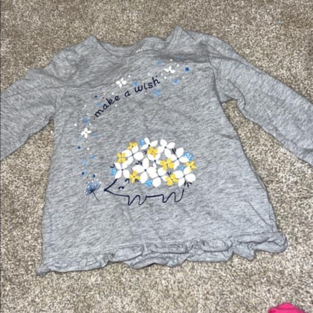 Grey carters shirt 12M